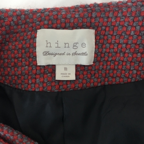 Hinge Tweed Blazer with Zipper Detail - Picture 7 of 7